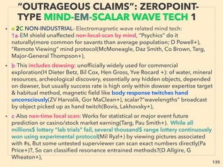 linkedin.com/in/newnatureparadigm - Ben Rusuisiak, Vancouver BC, Canada 135
• -->>cont: 9-Super Compact Fusion: JAERI/JAEA:、
Also given various anomalous pseudoscientiﬁc effects often claimed,
& continuing very expensive funding of largely non-performing
projects at facilities, it might be reasonable to speculate fusion
research is partially or mainly involving unofﬁcial hyper-dimensional
physics experimentation by testing various high powered rotating
plasma/non-neural plasma type effects(exaggerated effect of
rotating lights[p302] or microplasma, rotating magnetic
ﬁeld[p178-179]) : "manipulation of spacetime fabric".
• Miniature version of CERN LHC capability(informally conﬁrms extra-
dimension portal but refers to be only by collision[Mik Lamont+], not
by rotation )(Aref'eva & Volovich, also other pseudoscientiﬁc nations'
mainstream scientists admit, while willing Western peers deny)?
“INVENTOR PSEUDO SCIENCE” FREE
ENERGY- 9 ANEUTRONIC & REG FUSION3
 