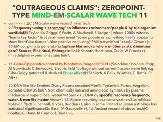linkedin.com/in/newnatureparadigm - Ben Rusuisiak, Vancouver BC, Canada 145
FREE ENERGY CHALLENGE: QUEST
TO MEET ACADEMIC PROTOCOL 1
• Similarly, scientists assure en masse non-existence of gravity ﬁeld
tech(also see p267-271), ignoring several 100s of ofﬁcial military/
engineer testimony of Unidentiﬁed Aerial Phenomena evidence
without investigation, citing indication never exists(Ri Haines,
Weygandt, Keyhoe, N Pope, De Brouwer, Jo Callahan, Lovekin,
Guerra, La Warren, Wi Smith, Hillenkoetter, Nat Twining, D Phillips,
Ch Halt, Ro Salas, Er Walker, Symington, Pa Jafari, R Dedrickson+)
• Callers for investigation labeled “fringe theorist” or “pseudo
scientist”, losing or compromising academic career(Ja McDonald,
O’Leary, Friedman, Hynek, Ro Baker, Mi Salla+), while existing
allegations of “trusted” senior academic is on contract with
“certain group” to debunk non-std science(Sagan, D Menzel, Ed
Condon & Ro Low+)
 