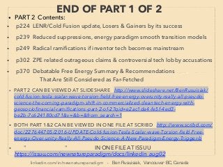 Fuziunea la rece, Tesla, Unde scalare, Câmp de torsiune, Energie gratuită..  = Toate Pseudo știință?(Rezumat romana)  / Cold Fusion, Tesla, Free Energy = Pseudo Science?(part 1 of 2)