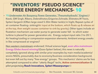 50
SCIENCE-ACCEPTED “LOWEST COST”
TECH 17: H.R. XI THZ-FIR RECTENNA ETC
• —>> cont: ■■2. Mainly Solid State Harvester based HEAT RECOVERY as ELECTRICITY:
•i Ambient EHF(Extreme High Frequency), Thz(Terahertz), FIR(Far InfraRed) Rectenna
(0.1-30Thz) by nano material use: Likely most disruptive science approved under-explored
heat recovery as EHF-FIR-Thz range EM radiation of heat harvesting by Frequency Selective
Surface(FSS) nanostructures & resonance amplifying(Redwave Energy, Univ Manchester+):
usually focused on industrial heat <300°C, for industrial size electricity generation with
much higher efﬁciency than other solid state devices. EM overall density is much higher in
this range than lower RF waves in addition to easier high % harvesting quality. 、
Metamaterial(manmade speciﬁc geometric pattern) or SRR(Split Ring Resonator enabled
broader band reception should signiﬁcantly improve efﬁciency especially at Extremely High
Frequency range harvesting up from 0.001-1Thz range(Parc Xerox+), But generally 70-80+
% conversion range should be possible & without heat-cooling maintenance concern like
thermoelectric. In addition, FIR Rectenna(FIR absorbing Optical Rectenna) technically
allows microcurrent harvesting perpetually 24hrs since everything emits FIR wave at above
0K(-273C). Also see various anomalous effects in this EM radiation range(p186-195),
• •j Some high heat generating Fuel Cells can build in CHP to boost efﬁciency past 90%+
(heat included) level: ■PAFC(Phosphoric acid): Fuji Electric+, ■MCFC(Molten Carbonate):
FuelCell Energy+, ■SOFC(Solid Oxide)Bloom Energy, Ene Farm/Kyocera - Osaka Gas -
Toyota, Sunﬁre GmbH+, Ene Farm is for house based unit, its SOFC is at 52% electrical
efﬁciency & produces lower cost power than retail price and can be sold to grid(Japan only),
■PEMFC(Proton Exchange Membrane): Ene Farm/Panasonic+,
 