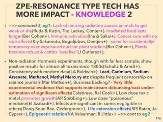 linkedin.com/in/newnatureparadigm - Ben Rusuisiak, Vancouver BC, Canada 176
THOUGHTS OF INVENTORS & “DISSIDENT”
SCIENTISTS -“FAR-OUT” TORSION 9
• -->> cont: TORSION ﬁeld effect generated by: 14:,
eg7 Water saturated soccer ball shape Fullerene-C60 makes surrounding water molecules
to be structured & function as “convenient” & strong antioxidant(neutralize radicals &
decompose toxins but when excessive to organism) even after boiling(GV Andrievsky, VN
Khvorostinka+), also C60 can fully contain molecular excitons, etc
• TORSION Field wave quality(available info in West often limited to Akimov/Shipov's, but
large # of academic researchers including likely largely classiﬁed less known
academics'(AF Ohatrin[Охатрин], Yur Mashoshin[Машошин]+) psychotronic & bio
effects(negative or positive depends on frequency/geometry), hydrocarbon
enhancement, underground super deep mineral or structure detection studies. There are
papers(10,000+) in Russia, Ukraine+, & recent in China, eg; 1-25:
1-Geometric element: ●i- Axial symmetry, ●ii-Best effect on porous matter; wood, brick
etc(Nasonov+), ●iii-Geometry/pyramid enhanced supercooled water production
capability as well as various consistent signiﬁcant medical & antibacterial effect directly
or by water stayed in the structure for prolonged time(V Uvarov+): existence of some
type of distinct "bioenhancing energetic ﬁeld"
• 2-Gravity element: ●i-Link to High Frequency Gravitational Wave(HFGW)?(Murad+):
Generated by pair of masses acted upon by equal & opposite force changes or sudden
move, double helix, & Detection involves “synchro resonance”, phase conjugation etc. -
>> continue
 