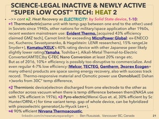 linkedin.com/in/newnatureparadigm - Ben Rusuisiak, Vancouver BC, Canada 21
SCIENCE-ACCEPTED “FREE ENERGY”
14 TRIBO TENG III VARIED MECHANICS
• —>>cont: FREE ENERGY; ■ Micro Harvesters: ■7 TriboElectric (TENG):
• Triboelectric–Pyroelectric–Piezoelectric hybrid cell nano generator(Yunlong
Zi+), TENG is low cost & also suitable to harvests air-water ﬂow/
wave(Yuanjie Su+), Wind recovery Flutter-Driven Triboelectric
Generator(Jihyun Bae[SAIT:Samsung Advanced Institute of Technology]+).
Preventing metal corrosion while generate energy at water-metal contact
area(Xiaoyi Li+)(see p24 on how water movement on device generates
power instead of kinetic motion) or as human clothing(Sang-Woo Kim+) etc
• LIGHTNING POWER HARVESTING(though this is macro scale and TENG
unrelated): Not only thunderstorm but snow/sand storm should be also
linked to triboelectricity effect(RJ Latham, EY Tkachenko+): Triple layered
structure to increase recovery of lightning power to 20+% and with battery
to work as a energy system from lab test(Jeong Min Baik: UNIST), Inventor's
small lab test results(Ste Leroy+), Field tested small scale device(Mohd Farriz
Basar[UTeM]+) etc, this is western media debunked. Also there seems to be
some similar element to Orgone effect: p266-6. -->>cont:
 