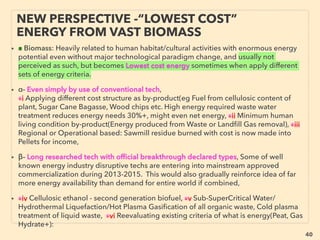 40
• —>> con SIGNIFICANTLY LOWER COST:
• ■■ 1. Kinetic Power Generators based Industrial HEAT RECOVERY as Electricity:
Often as industrial CHP(Combined Heat & Power), or Combined Cycle at power
generator: common installation in at least as new system in Chemical, Pulp & Paper,
Wood, Petroleum Reﬁning, Metal, Gas turbine/Nuclear power generation industries,
use of Regular •a-d
• •a Heat Recovery Steam Generator (HRSG)(Nooter/Eriksen, Alstom, GE +) most
large mainstream industrial conglomerate types offer as ﬁrst round of heat recovery
as Combined Cycle with 10-20% range additional electrical recovery(of original
electrical conversion % ratio). Low grade heat primary or secondary recovery
process of HRSG "left over" heat by conventional Organic Rankine Cycle(ORC- use
of low boiling temp stronger turbine power organic compound medium instead of
water) generally used from 80°C+ (INTEK GMK GmbH, Turboden, Triogen BV+), but
there are signiﬁcant differentiation and performance difference for this mature tech.
With (further) 2-10%+ electrical gain, or 70-95C previously discarded water or hot
spring water can produce power by 20-70kw potential module(Ishikawajima
Harima, Electratherm+): optimization focus(Granite Power Granex+), on board
ocean freight power generator from diesel engine heat(Opcon Energy System+),
-->>cont: 、
SCIENCE-ACCEPTED “LOWEST COST”
TECH 7: HEAT RECOVERY(H.R.) HRSG
 