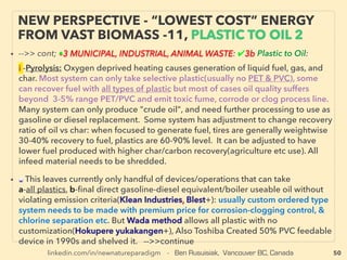 50
SCIENCE-ACCEPTED “LOWEST COST”
TECH 17: H.R. XI THZ-FIR RECTENNA ETC
• —>> cont: ■■2. Mainly Solid State Harvester based HEAT RECOVERY as ELECTRICITY:
•i Ambient EHF(Extreme High Frequency), Thz(Terahertz), FIR(Far InfraRed) Rectenna
(0.1-30Thz) by nano material use: Likely most disruptive science approved under-explored
heat recovery as EHF-FIR-Thz range EM radiation of heat harvesting by Frequency Selective
Surface(FSS) nanostructures & resonance amplifying(Redwave Energy, Univ Manchester+):
usually focused on industrial heat <300°C, for industrial size electricity generation with
much higher efﬁciency than other solid state devices. EM overall density is much higher in
this range than lower RF waves in addition to easier high % harvesting quality. 、
Metamaterial(manmade speciﬁc geometric pattern) or SRR(Split Ring Resonator enabled
broader band reception should signiﬁcantly improve efﬁciency especially at Extremely High
Frequency range harvesting up from 0.001-1Thz range(Parc Xerox+), But generally 70-80+
% conversion range should be possible & without heat-cooling maintenance concern like
thermoelectric. In addition, FIR Rectenna(FIR absorbing Optical Rectenna) technically
allows microcurrent harvesting perpetually 24hrs since everything emits FIR wave at above
0K(-273C). Also see various anomalous effects in this EM radiation range(p186-195),
• •j Some high heat generating Fuel Cells can build in CHP to boost efﬁciency past 90%+
(heat included) level: ■PAFC(Phosphoric acid): Fuji Electric+, ■MCFC(Molten Carbonate):
FuelCell Energy+, ■SOFC(Solid Oxide)Bloom Energy, Ene Farm/Kyocera - Osaka Gas -
Toyota, Sunﬁre GmbH+, Ene Farm is for house based unit, its SOFC is at 52% electrical
efﬁciency & produces lower cost power than retail price and can be sold to grid(Japan only),
■PEMFC(Proton Exchange Membrane): Ene Farm/Panasonic+,
 