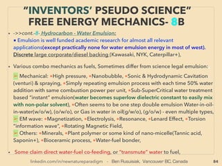 linkedin.com/in/newnatureparadigm - Ben Rusuisiak, Vancouver BC, Canada 84
NEW PERSPECTIVE - “LOWEST COST” ENERGY
FROM VAST BIOMASS -11, ANAEROBIC DIGEST.2
• -->> cont; •3 MAINLY NONWOOD WASTE:
✔3a Anaerobic Digestion(AD) : i Biomethane、
Many installations operate like farming coop, for this type of sophisticated system
Germany has highest installation(10,000units) & most power generation per
capita: followed by rest of Europe(UK, Luxembourg, Switzerland, Austria,
Denmark, Czech, Sweden etc), Less extent in North America, or rest of world, UK
strength is also in sewage biogas & Landﬁll Gas, 、
ii -Less sophisticated mini to small sized type has long been actively offered,
particularly in India/Bangladesh area(Biotech India, Beta Pak Biogas, Puxintech+),
■Also signiﬁcant family/housing based DIY type system in some nations around
the world(eg Deenbandhu units in India: 4million+, Ban quản lý Dự án Khí sinh
học installed 0.1million+ in Vietnam etc), ■Energy security conscious China's
national policy installed DIY type system in rural community at least 40million
units(though fair portion of them might be in dormant or high downtime state). 、
■Professionally made home based system sold(HomeBiogas, Bsustain, Vivesty +),
also septic tank replacement or converter types(BiogasPro Agama+), Not AD but
fancy ethanol production type home unit operates with very limited
feedstock(Micro Fueler),、 -->>continued
 