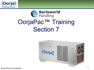 OorjaPac ™  Training Section 7 