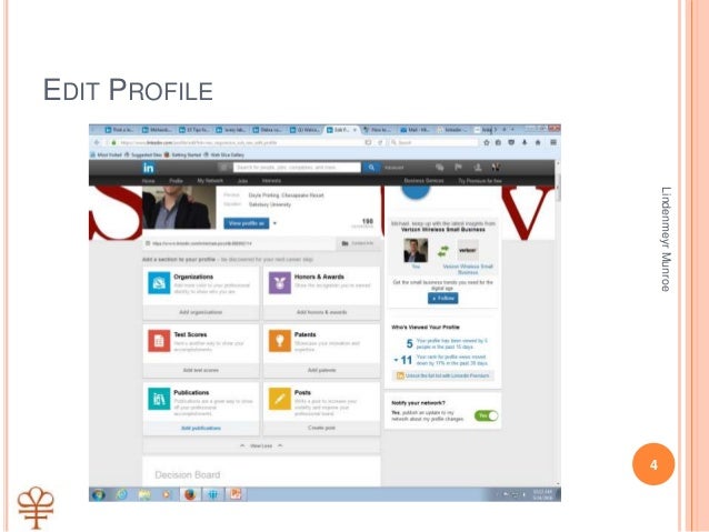 linkedin presentation