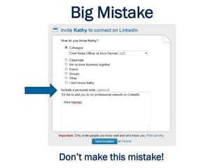 Big Mistake
Don’t make this mistake!
 