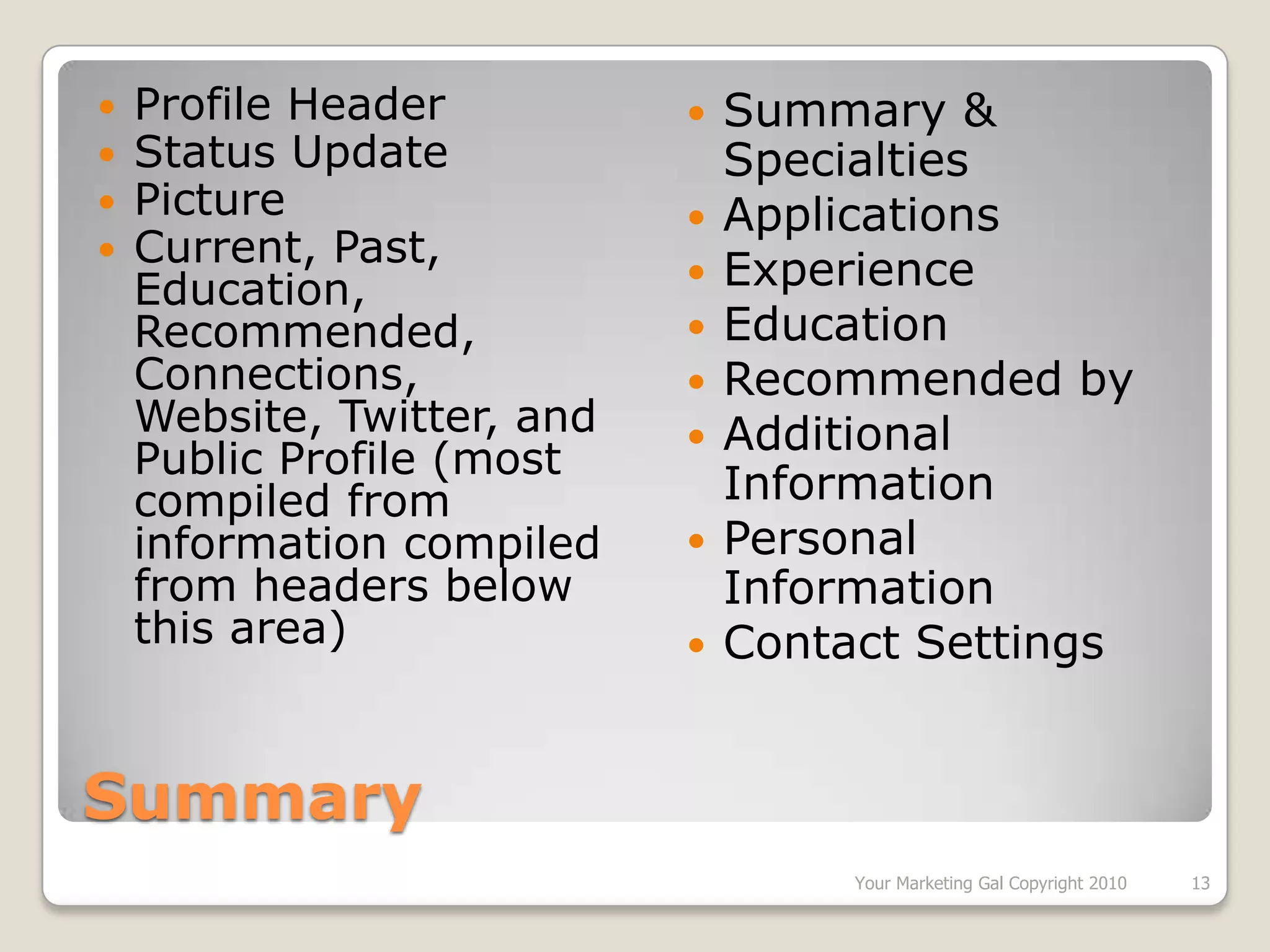 Third Degree LinkedIn connections are people that are connected to your second degree connections. Degrees of SeparationYour Marketing Gal Copyright 20104