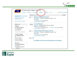 Demanda de col·laboració  i construcció de coneixementPreguntes i respostes a dubtes per part de persones expertes