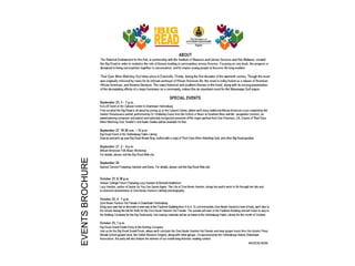 EVENTS BROCHURE 