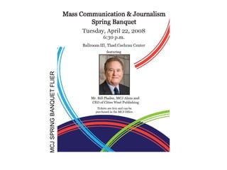 MCJ SPRING BANQUET FLIER 