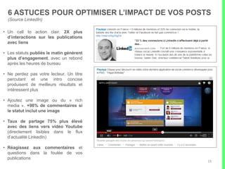 UTILISEZ LES NOUVELLES
FONCTIONNALITÉS : LA PAGE VITRINE
19
Les pages vitrines sont des extensions des
pages entreprises. Elles permettent de
valoriser une partie de votre business ou un
produit en particulier et de segmenter votre
audience pour vous adresser à une
audience bien particulière et ciblée.
Créer de
l’engagement
Développer une
communauté
Nouveauté en 2014 :
L’onglet « Produits et services »
disparaît au profit de la page
vitrine
 