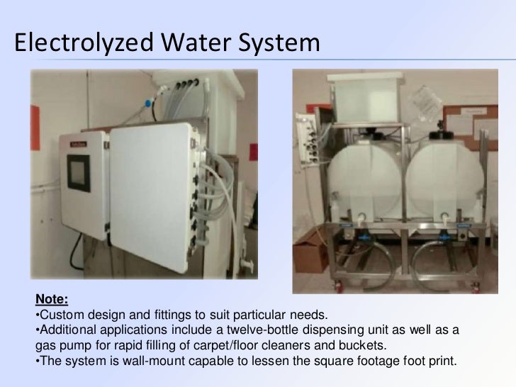 Electrolyzed Water System