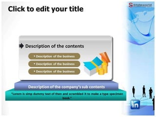 LinkedIn Powerpoint Template - Slideworld.com