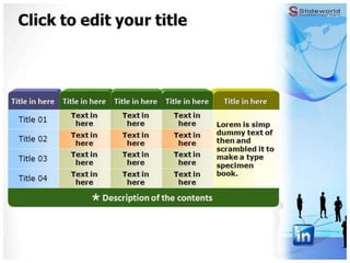 LinkedIn Powerpoint Template - Slideworld.com