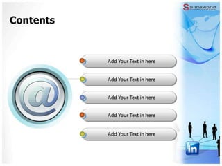 LinkedIn Powerpoint Template - Slideworld.com