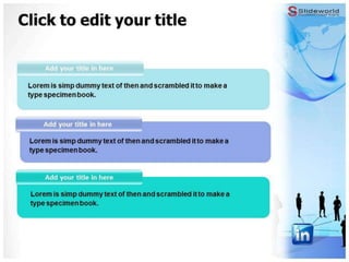 LinkedIn Powerpoint Template - Slideworld.com Slide 5
