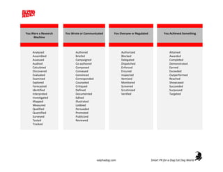 Powerful Command Verb Examples Powerful Professional Verbs | PDF