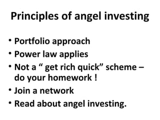 Learning to be a kind angel investor ! | PPT
