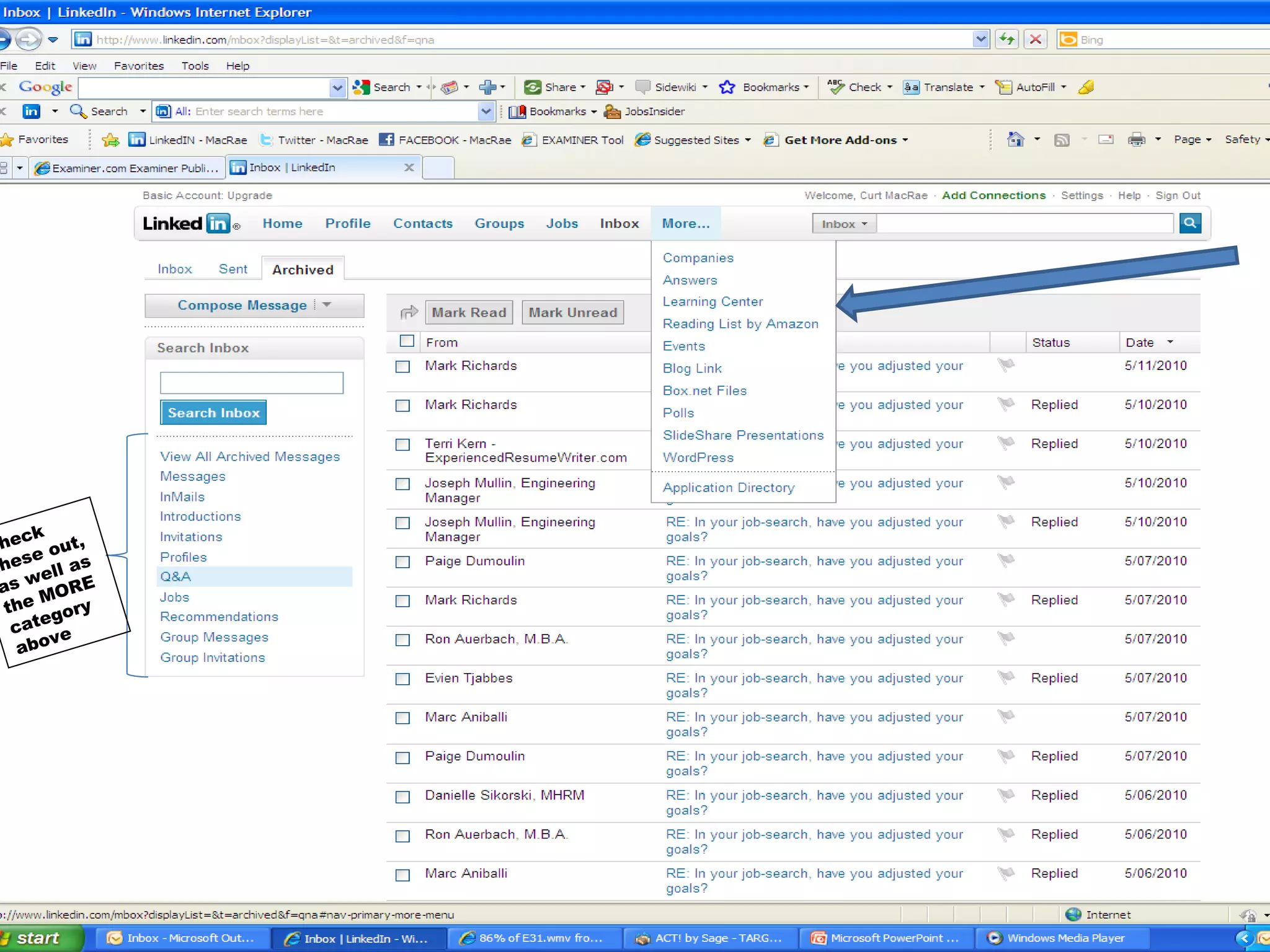 Check these out, as well as the MORE category above 
