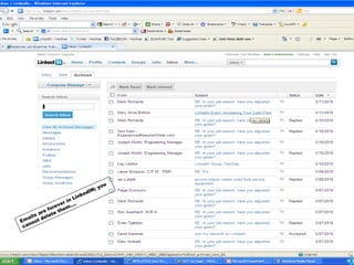 Emails are forever in LinkedIN; you cannot delete them…. 