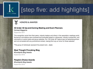 [step five: add highlights]

 