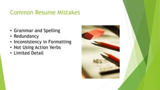 Resume and Interview Tips | PPTX