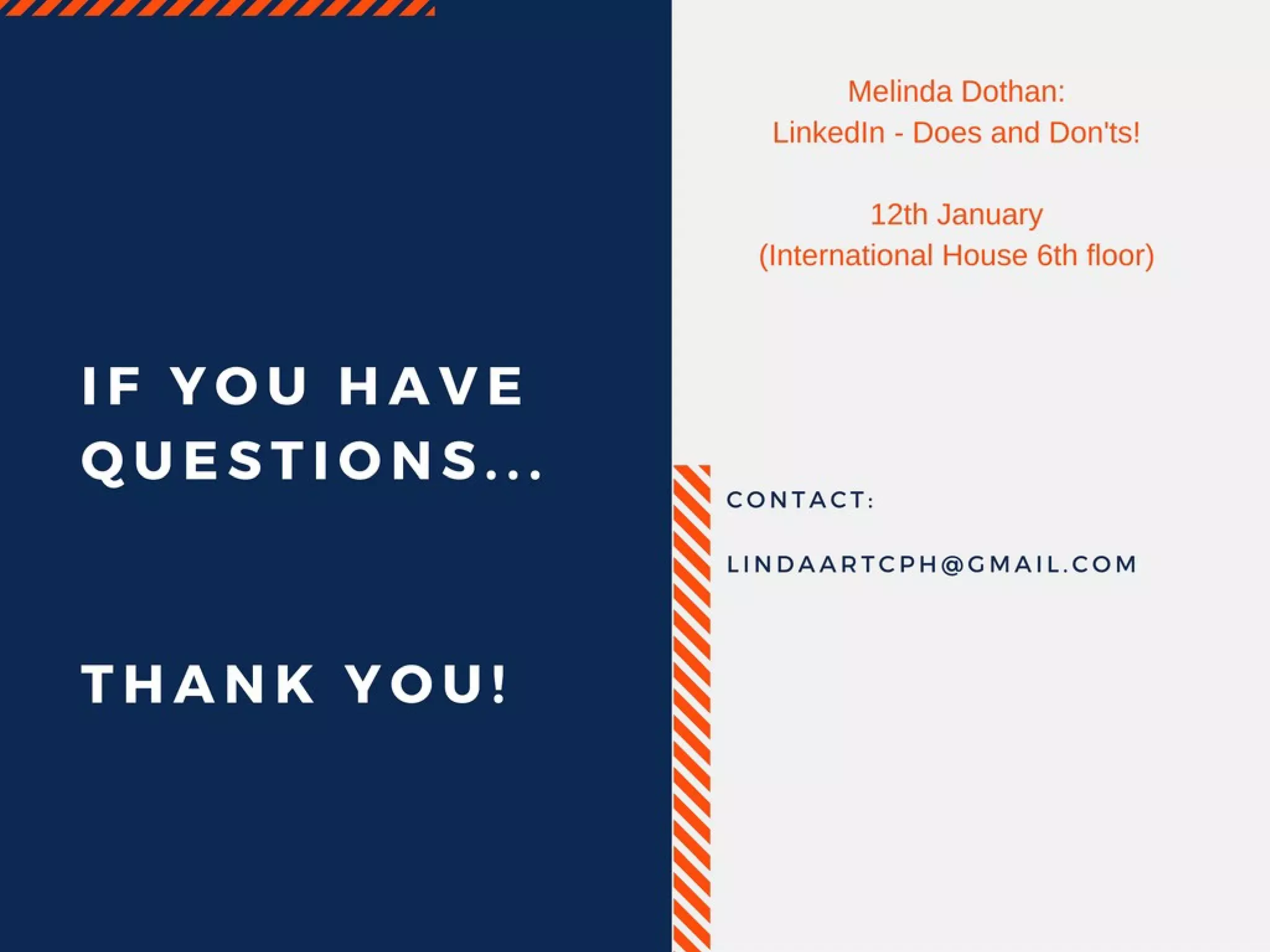 LinkedIn presentation