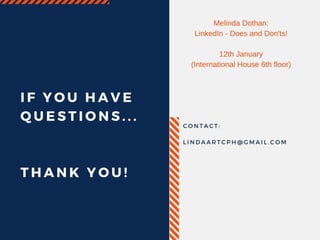 LinkedIn presentation