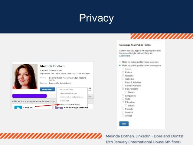 linkedin presentation