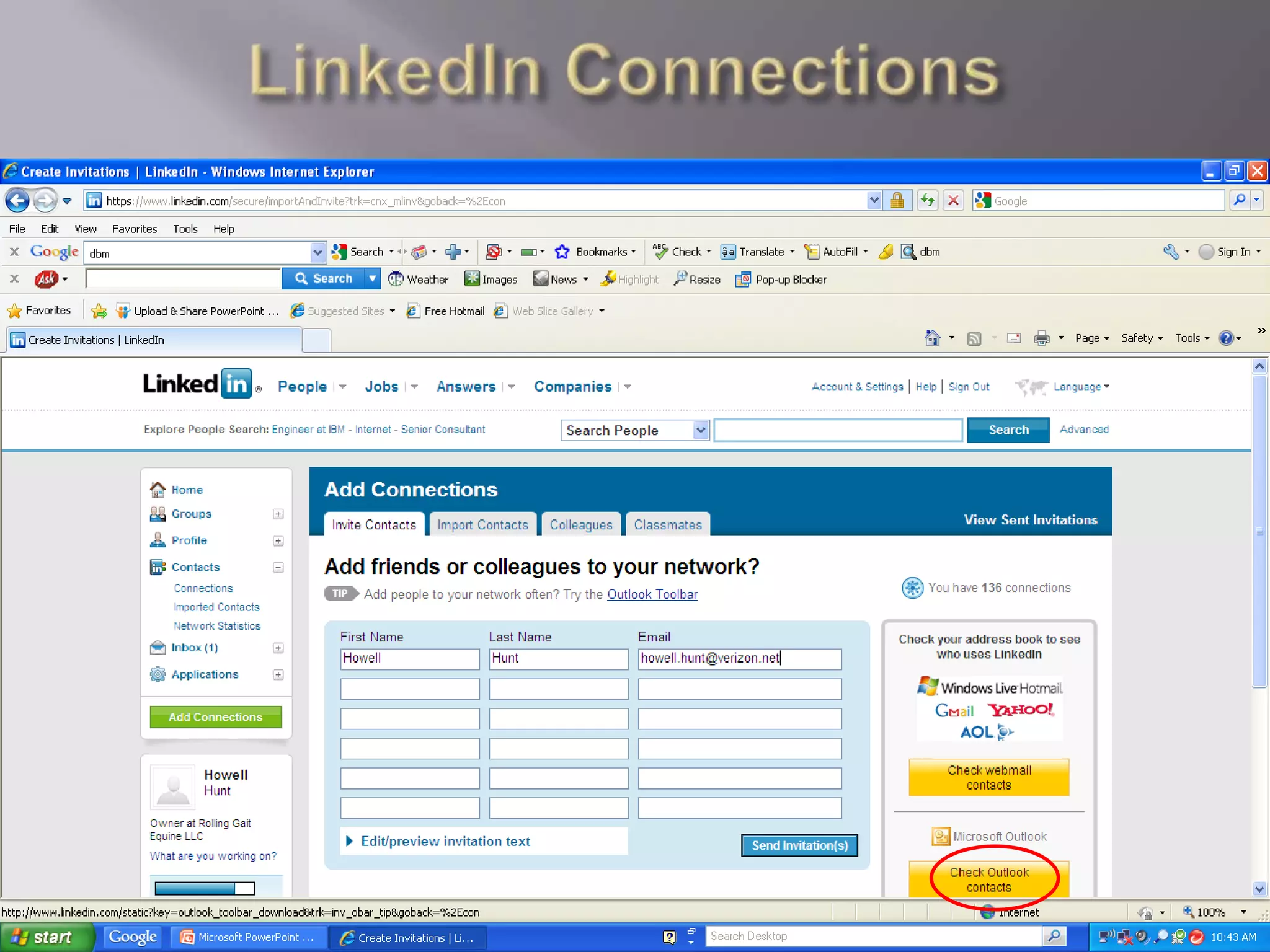 LinkedIn Connections