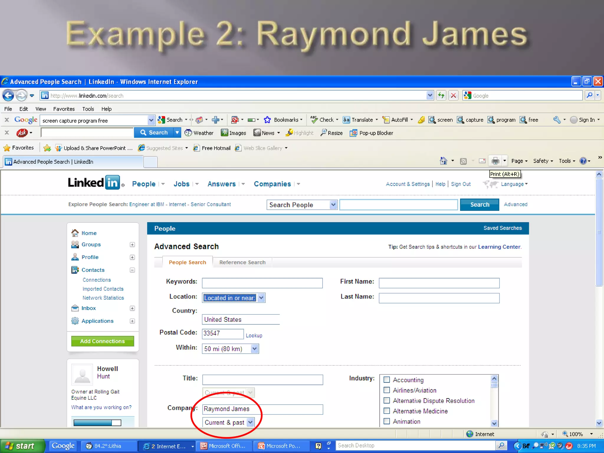 Example 2: Raymond James