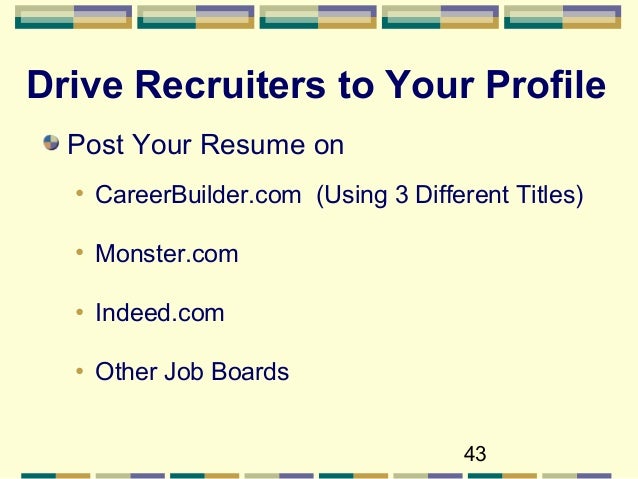 monster desired job title