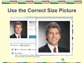 10
Use the Correct Size Picture
 