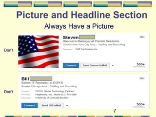 7
Picture and Headline Section
Don’t
Don’t
Always Have a Picture
 