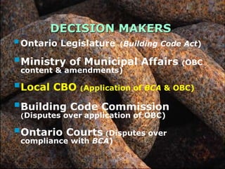 Ontario's Building Regulations for Designers | PPTX