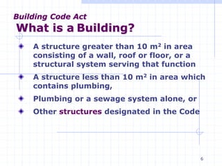 Ontario's Building Regulations for Designers | PPTX