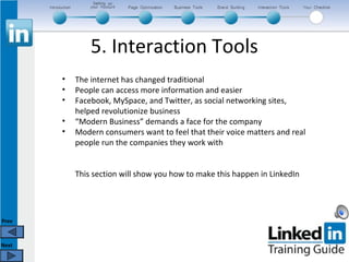 Linkedin for business presentation | PPT