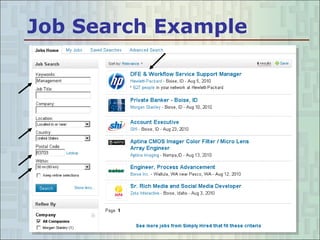 Job Search Example 