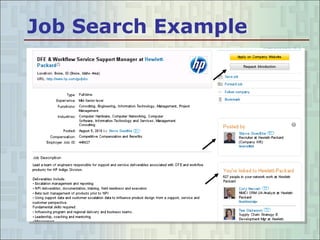 Job Search Example 