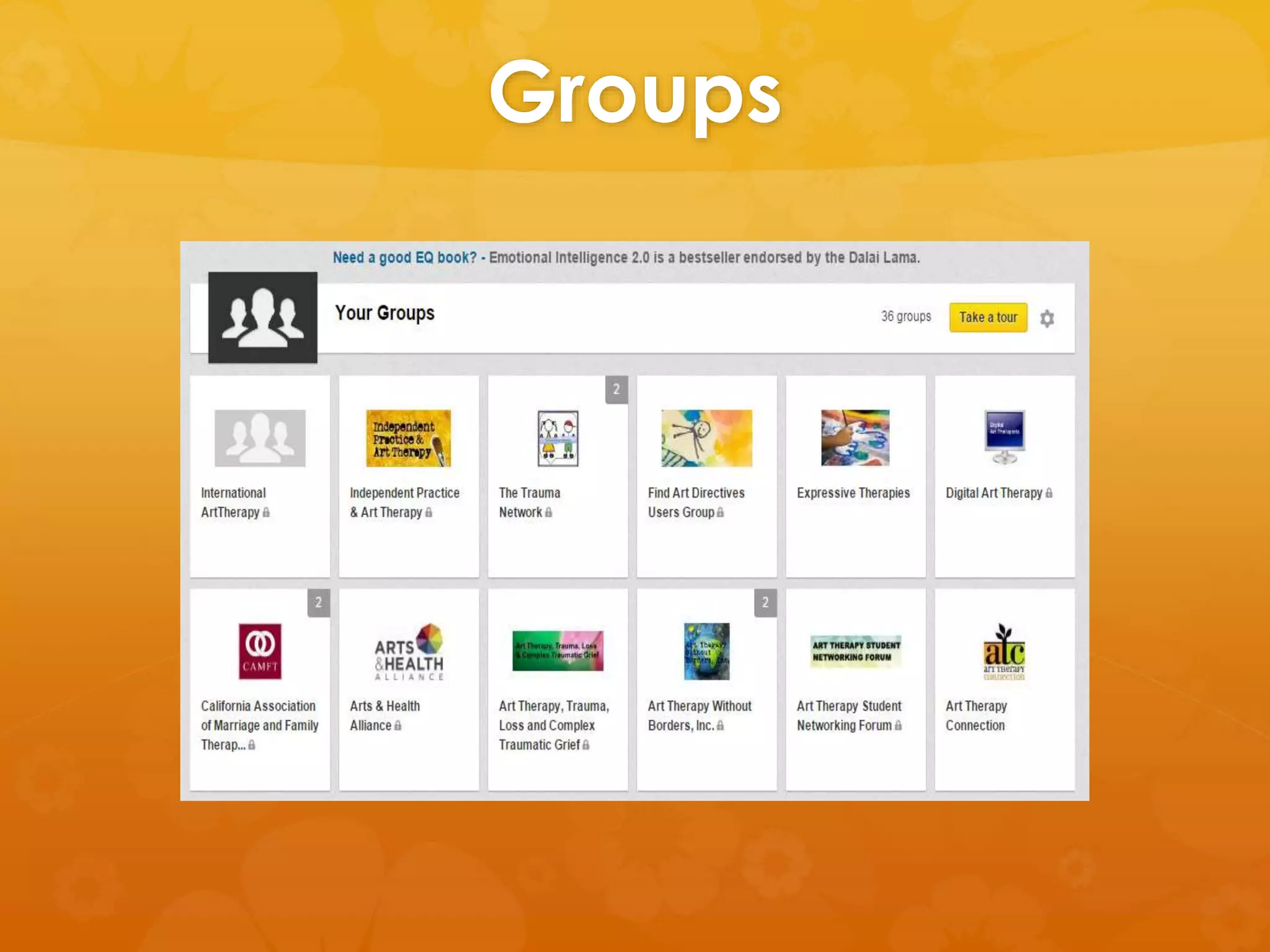 Groups 
 