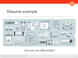 28OBJECT 9 SOCIAL MEDIA PRESENTATION
Resume example
How can you differentiate?
 