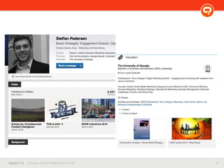 7OBJECT 9 SOCIAL MEDIA PRESENTATION
 
