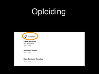Opleiding
 