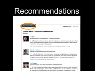 Recommendations
 