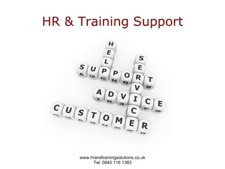 HR & Training Support 