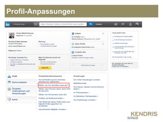 Profil-Anpassungen 
 