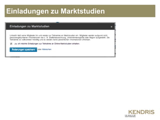 Einladungen zu Marktstudien 
 