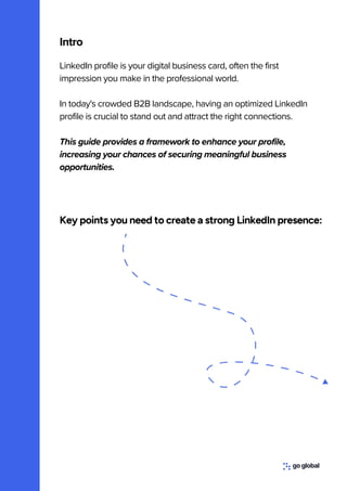 LinkedIn Profile Optimization Guide - Go Global | PDF